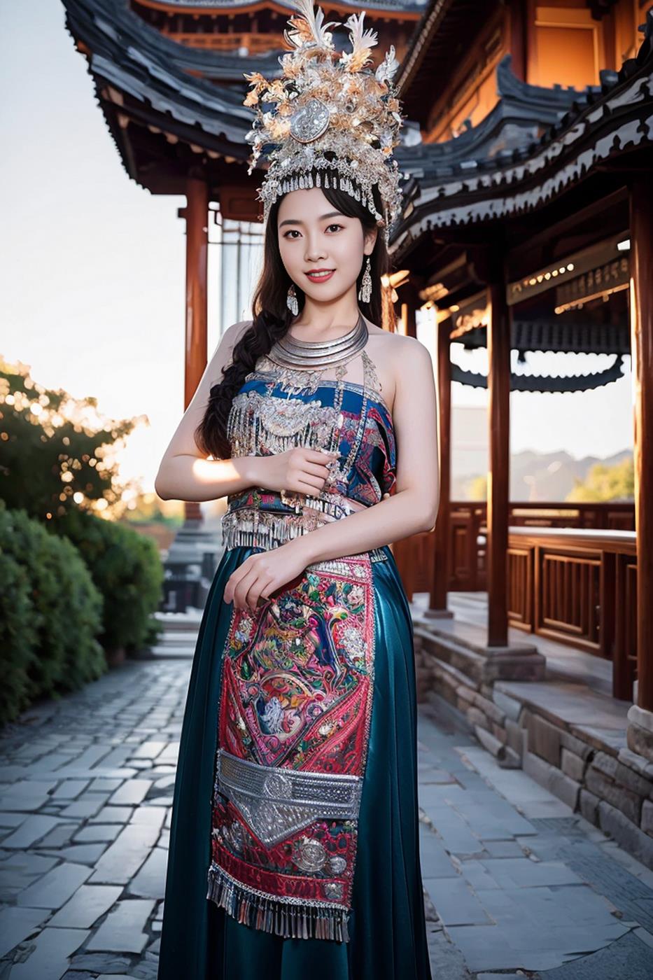 图片[32]-[AI绘画] 036 民族装的漂亮魔法秀[65P] – 速更版-美库