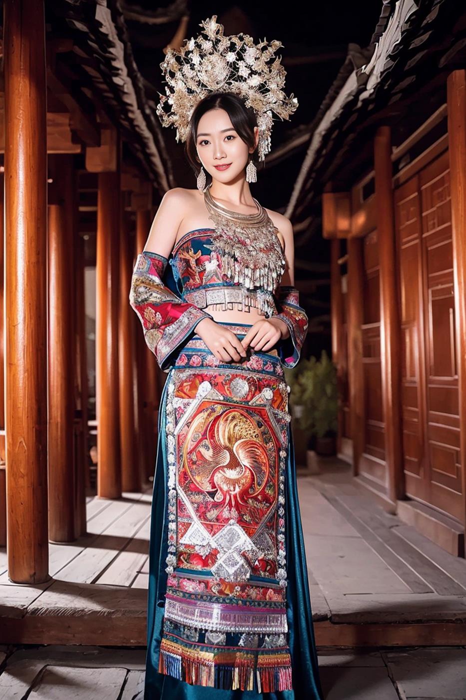 图片[35]-[AI绘画] 036 民族装的漂亮魔法秀[65P] – 速更版-美库