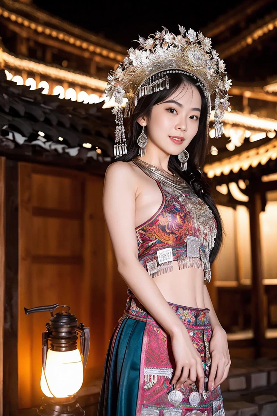 图片[36]-[AI绘画] 036 民族装的漂亮魔法秀[65P] – 速更版-美库