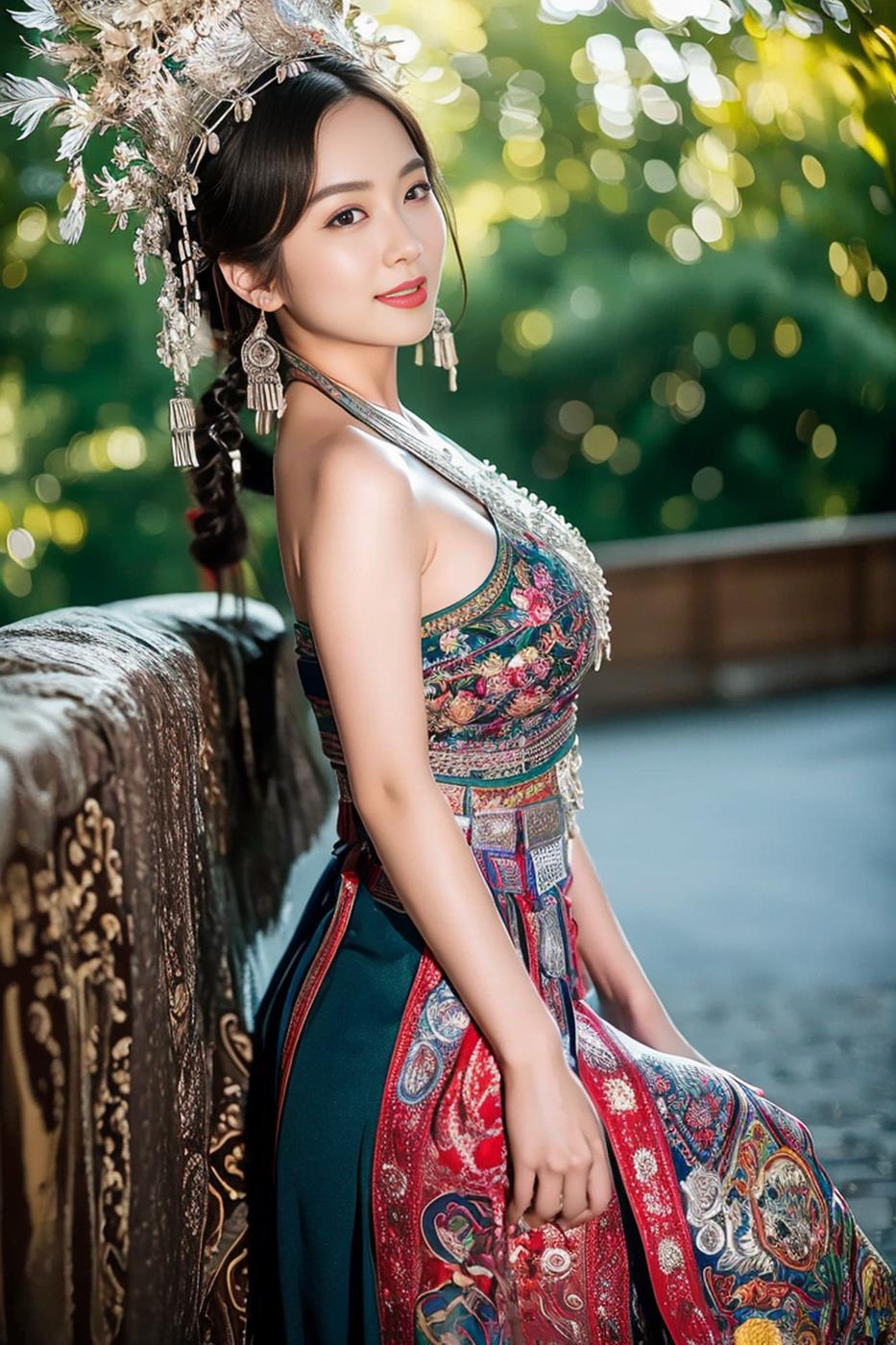 图片[40]-[AI绘画] 036 民族装的漂亮魔法秀[65P] – 速更版-美库