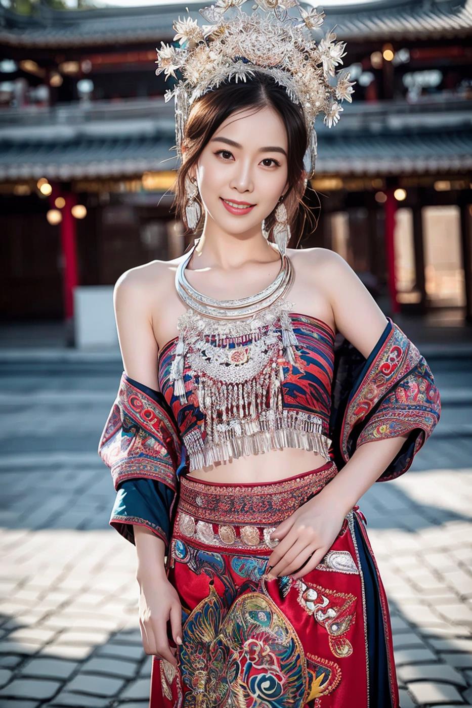 图片[42]-[AI绘画] 036 民族装的漂亮魔法秀[65P] – 速更版-美库