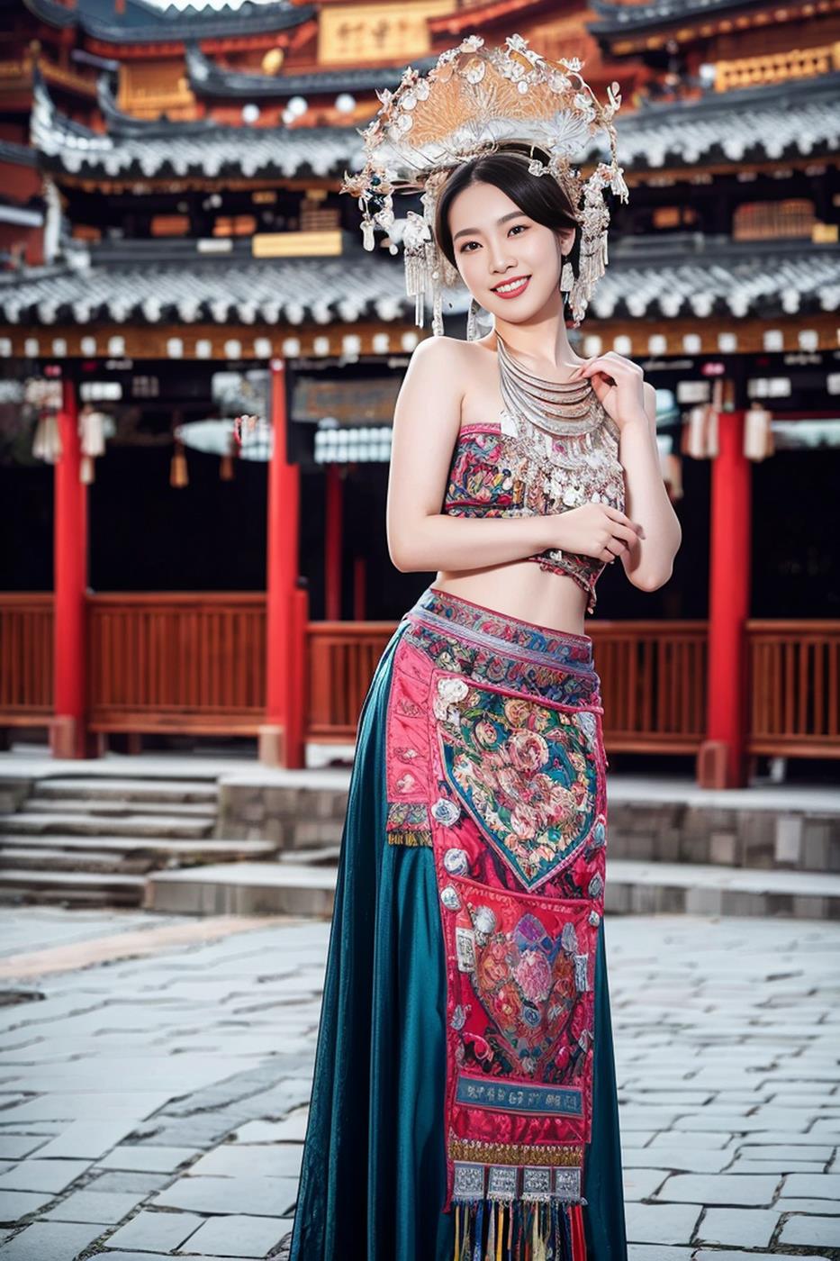 图片[44]-[AI绘画] 036 民族装的漂亮魔法秀[65P] – 速更版-美库