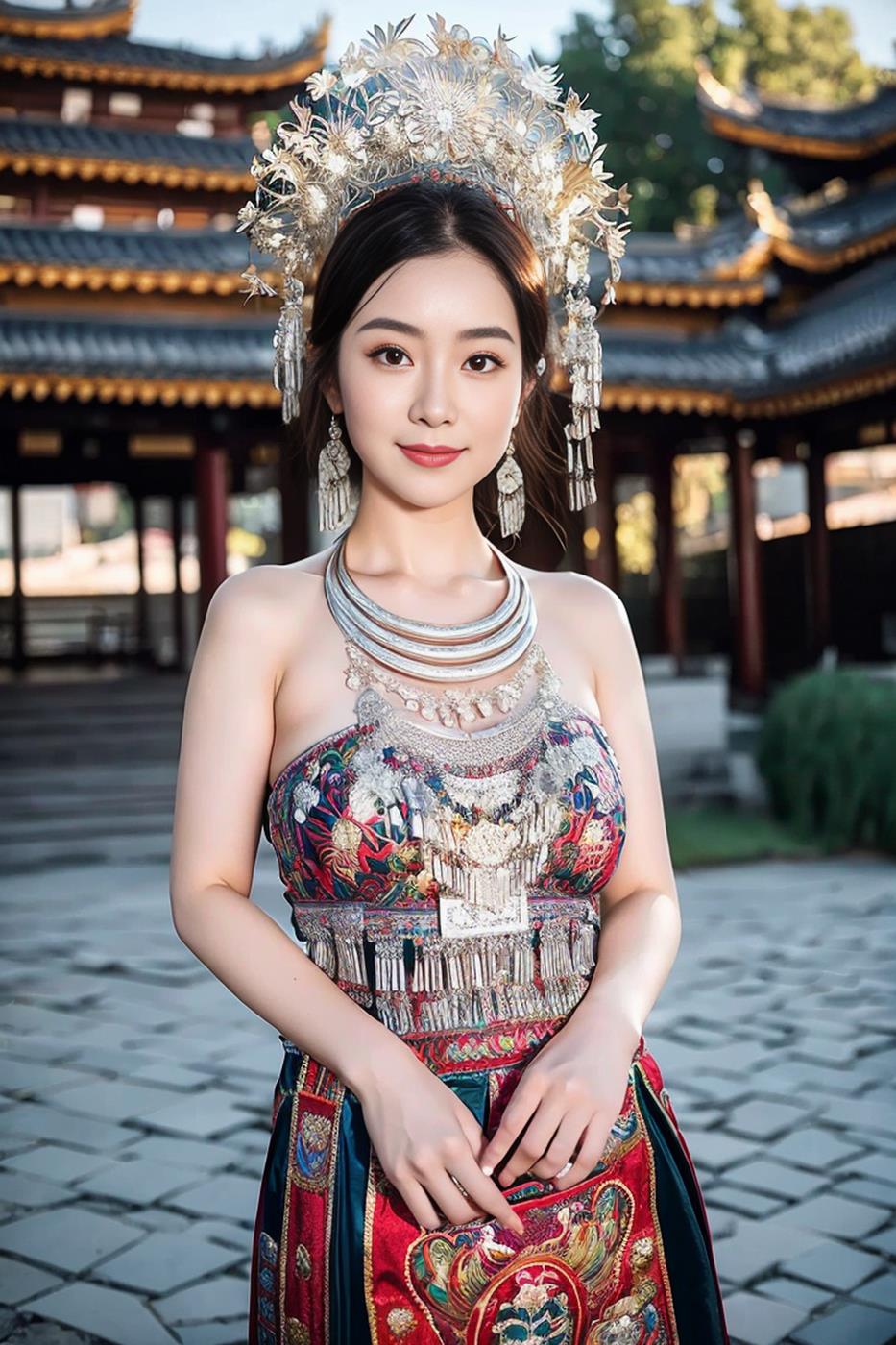 图片[46]-[AI绘画] 036 民族装的漂亮魔法秀[65P] – 速更版-美库