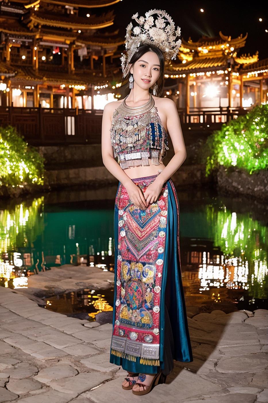 图片[51]-[AI绘画] 036 民族装的漂亮魔法秀[65P] – 速更版-美库