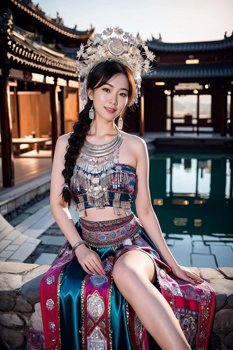 图片[54]-[AI绘画] 036 民族装的漂亮魔法秀[65P] – 速更版-美库