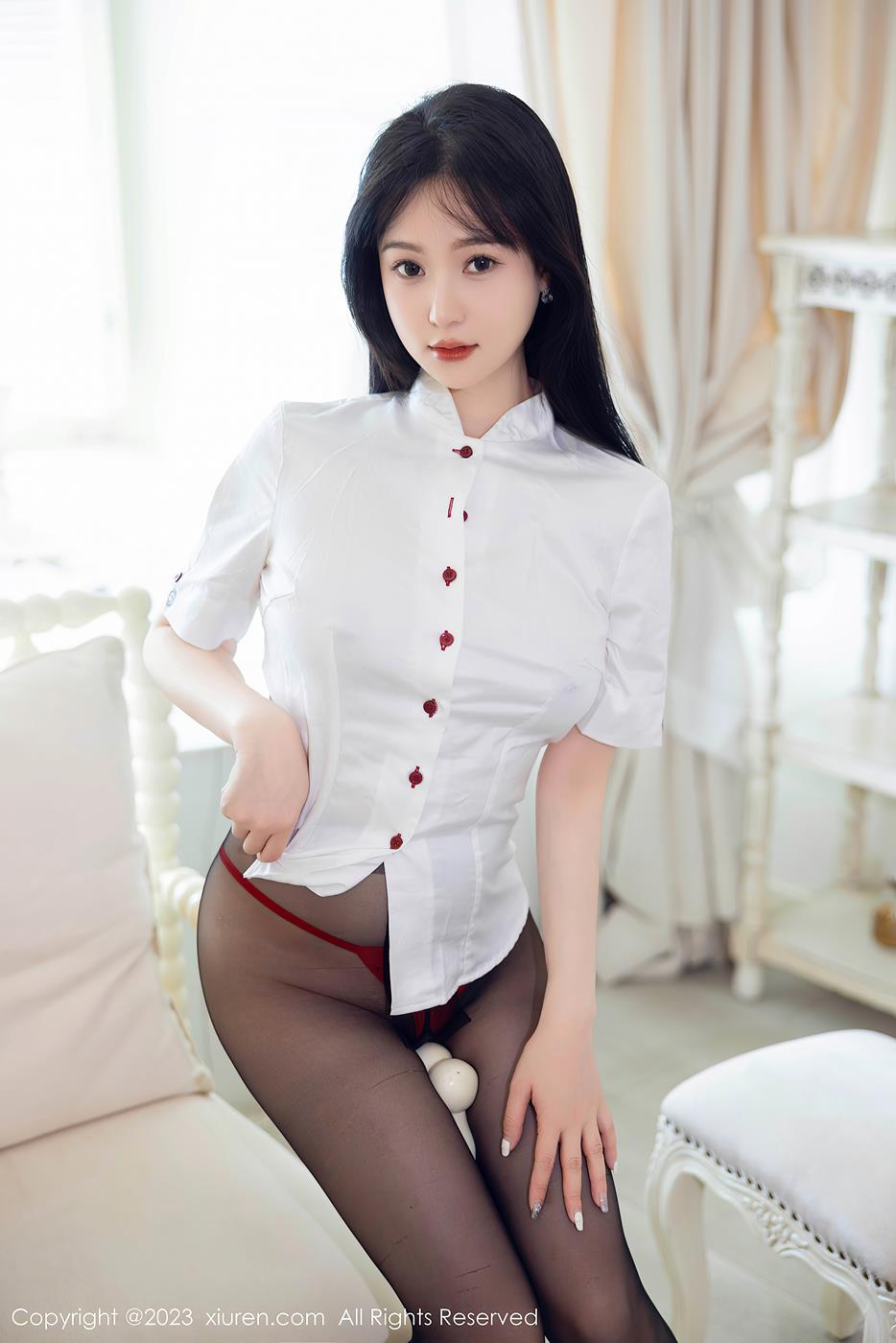 图片[14]-[Xiuren秀人网]2023.07.06 NO.7037 柚琪Rich 白衬衫的穿法[37+1P] – 速更版-美库