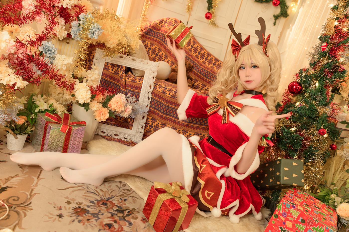 图片[34]-大米米球 – 芭芭拉圣诞白色[35P] – 速更版-美库