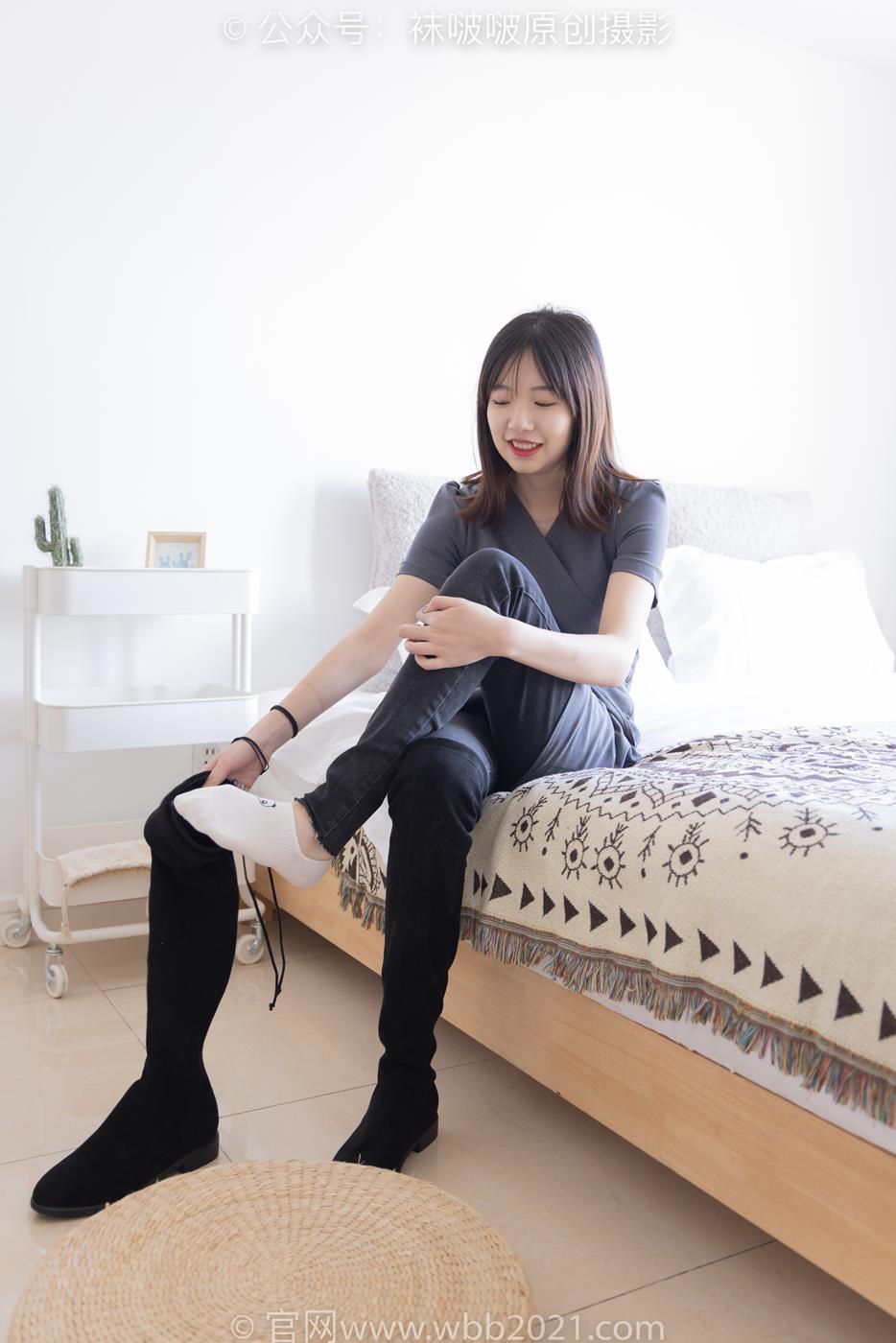 图片[20]-[BoBoSocks袜啵啵]NO.256 小甜豆-长靴、短白棉袜[133P] – 速更版-美库