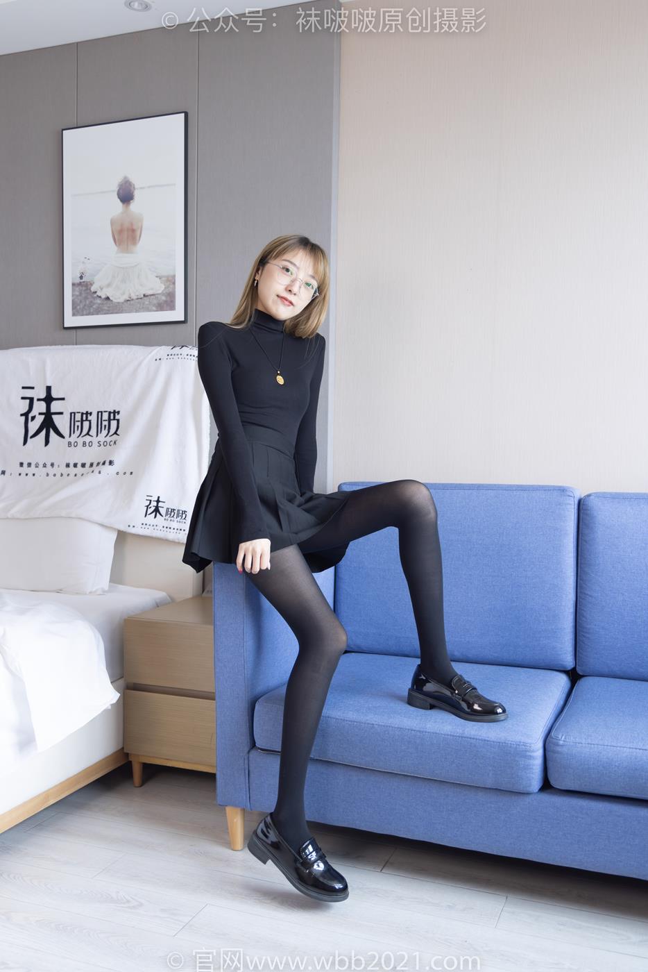 图片[137]-[BoBoSocks袜啵啵]NO.255 稚予-皮鞋、厚黑丝[145P] – 速更版-美库