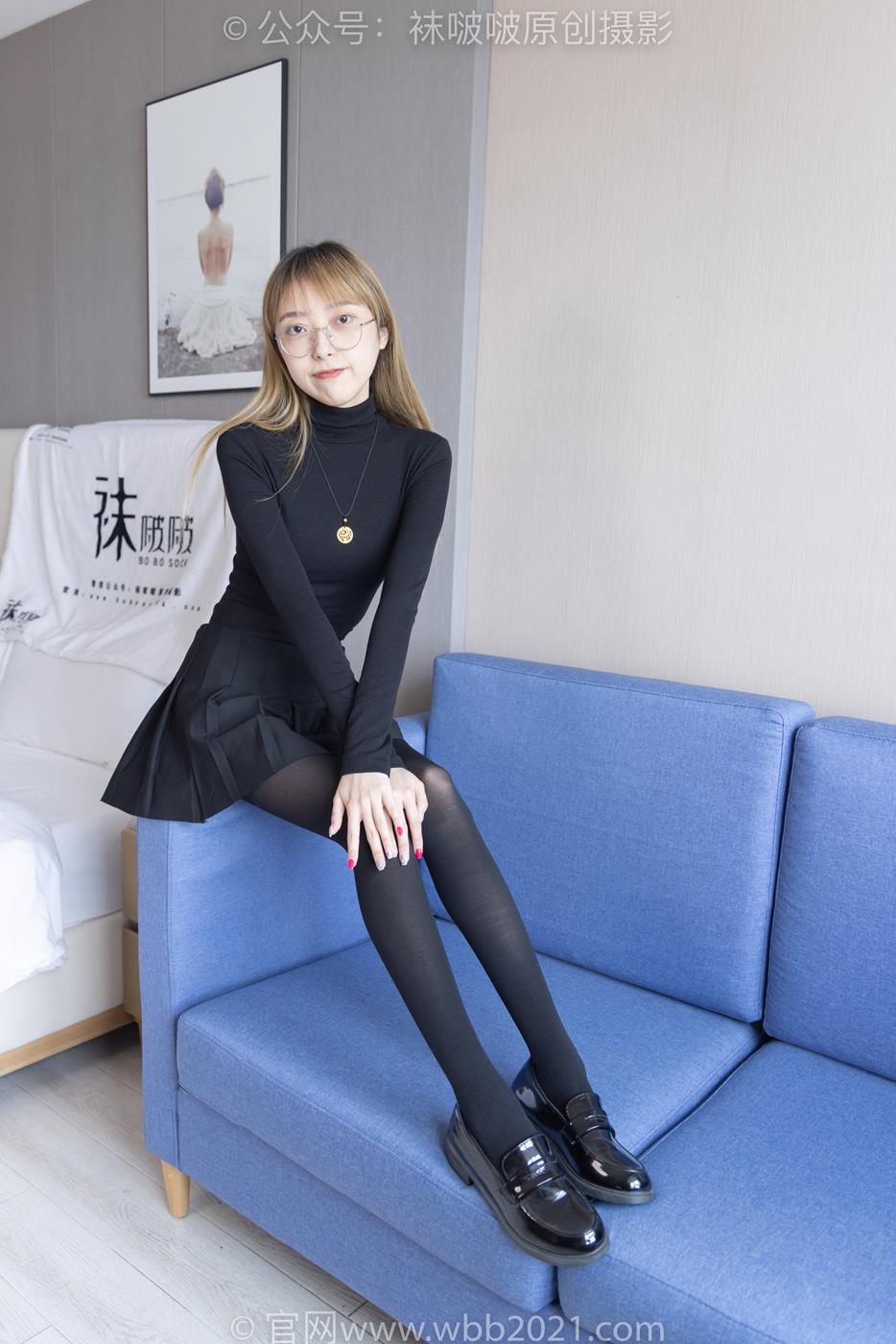 图片[140]-[BoBoSocks袜啵啵]NO.255 稚予-皮鞋、厚黑丝[145P] – 速更版-美库