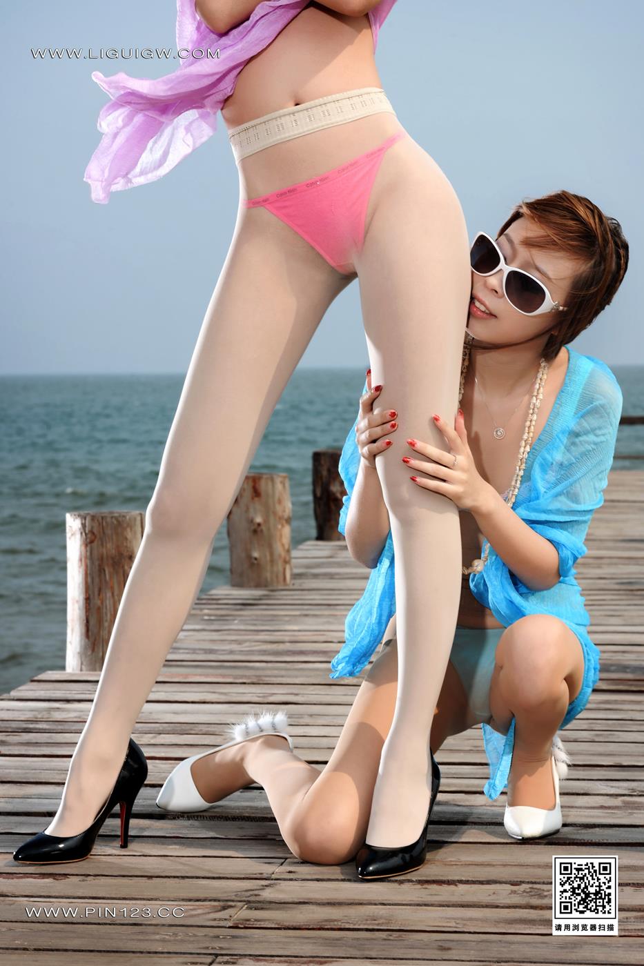 图片[14]-[Ligui丽柜]2023.08.17 丽柜典藏 Vicky＆桃子[46+1P] – 速更版-美库