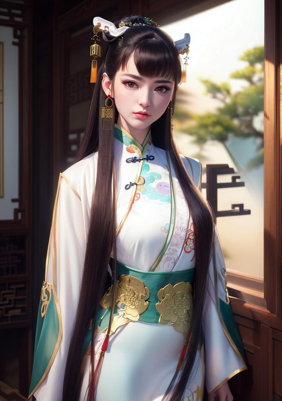 图片[46]-[AI绘画] 040 古风仙女无可比拟[149P] – 速更版-美库