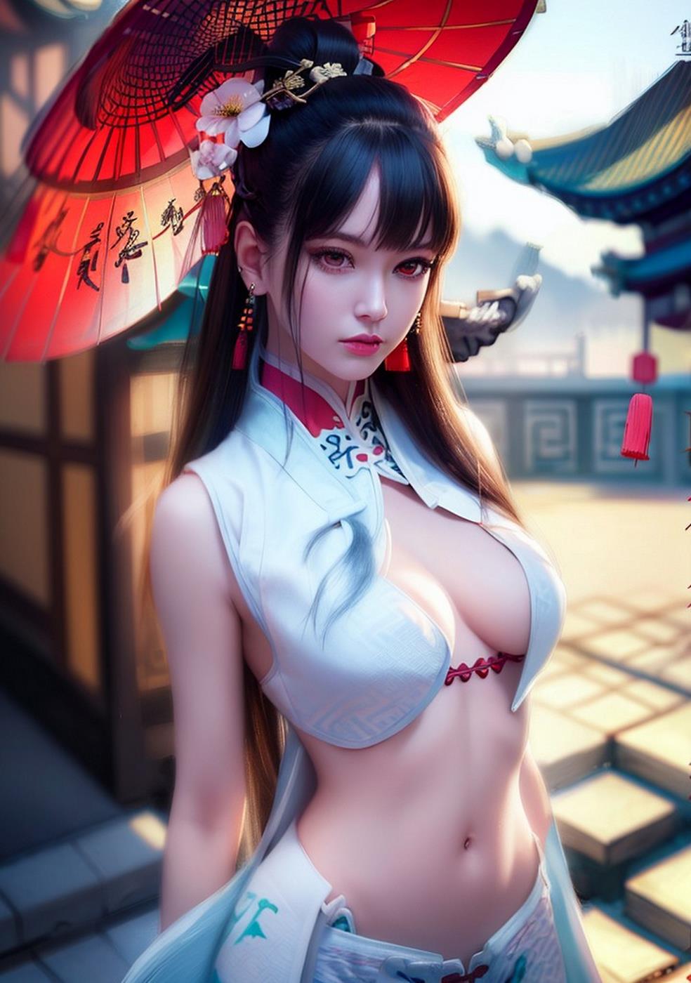 图片[48]-[AI绘画] 040 古风仙女无可比拟[149P] – 速更版-美库