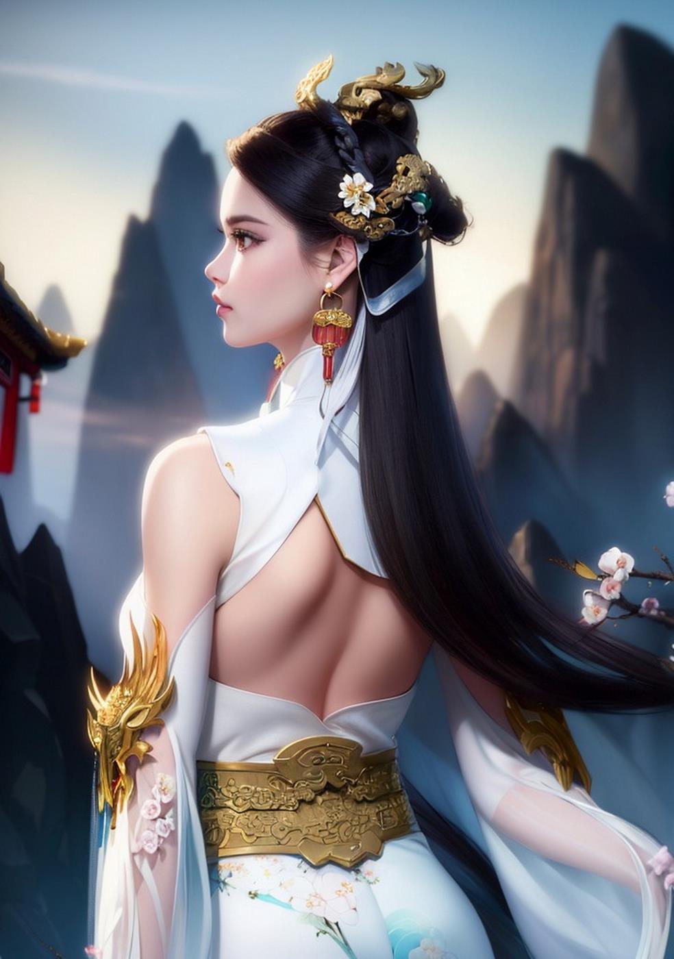 图片[49]-[AI绘画] 040 古风仙女无可比拟[149P] – 速更版-美库