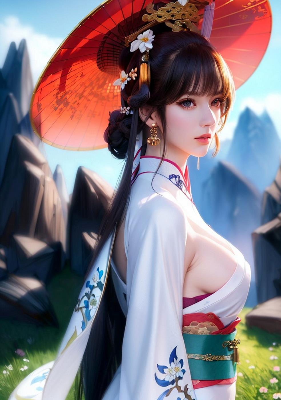 图片[50]-[AI绘画] 040 古风仙女无可比拟[149P] – 速更版-美库