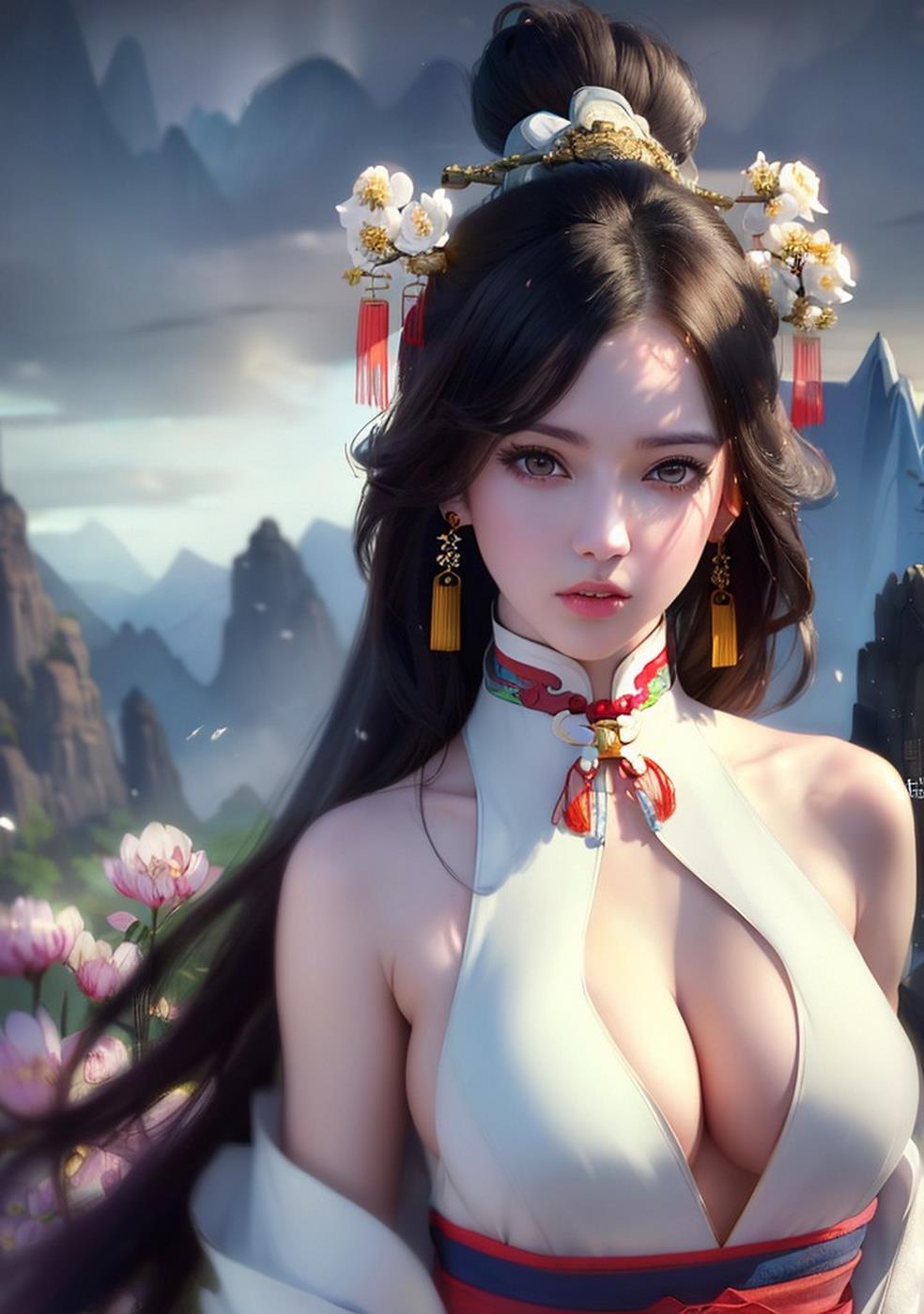 图片[56]-[AI绘画] 040 古风仙女无可比拟[149P] – 速更版-美库