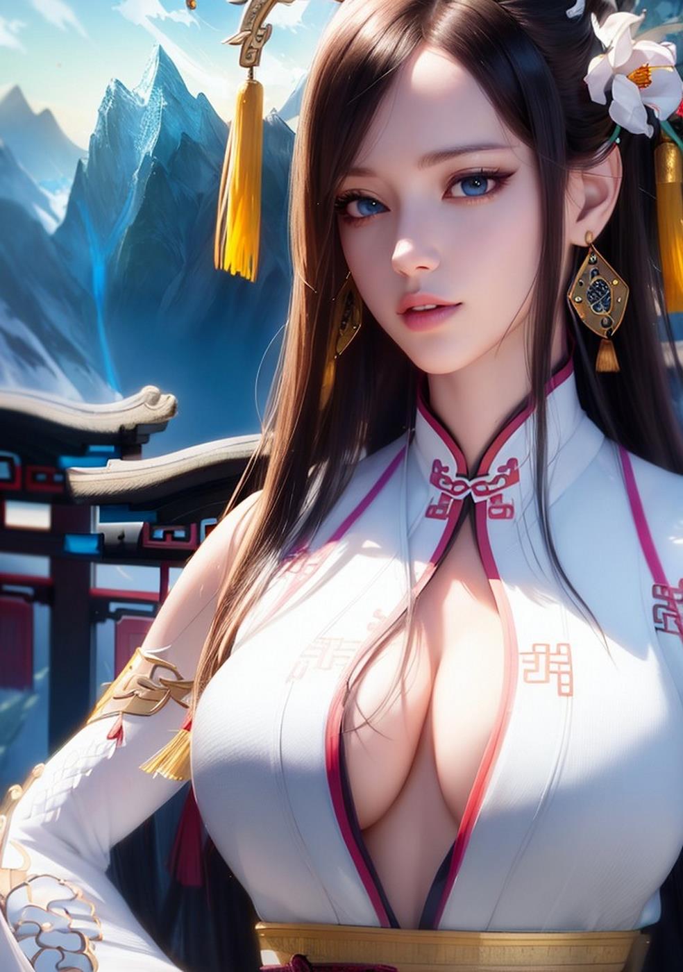 图片[59]-[AI绘画] 040 古风仙女无可比拟[149P] – 速更版-美库