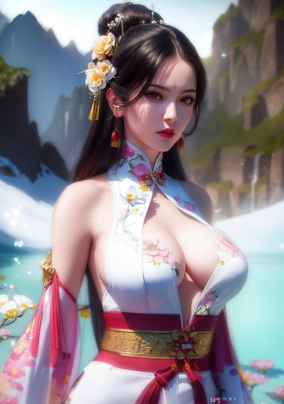 图片[89]-[AI绘画] 040 古风仙女无可比拟[149P] – 速更版-美库