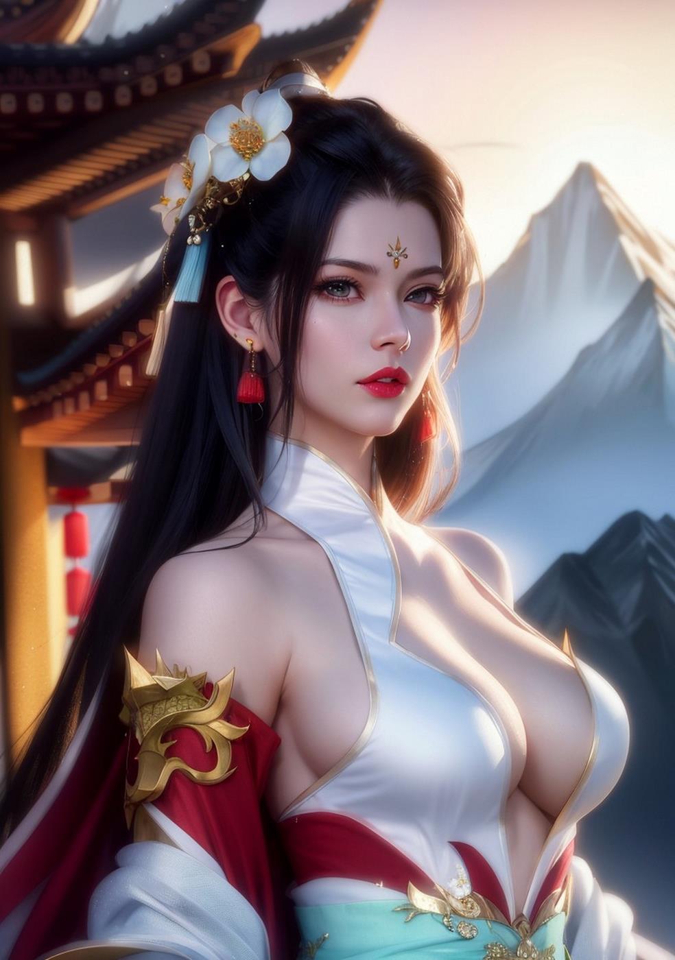 图片[93]-[AI绘画] 040 古风仙女无可比拟[149P] – 速更版-美库