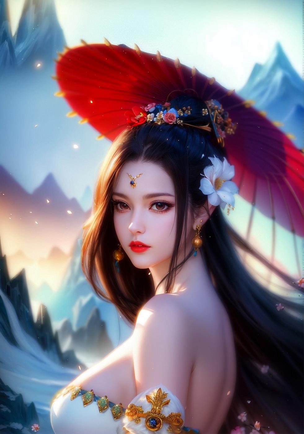 图片[95]-[AI绘画] 040 古风仙女无可比拟[149P] – 速更版-美库