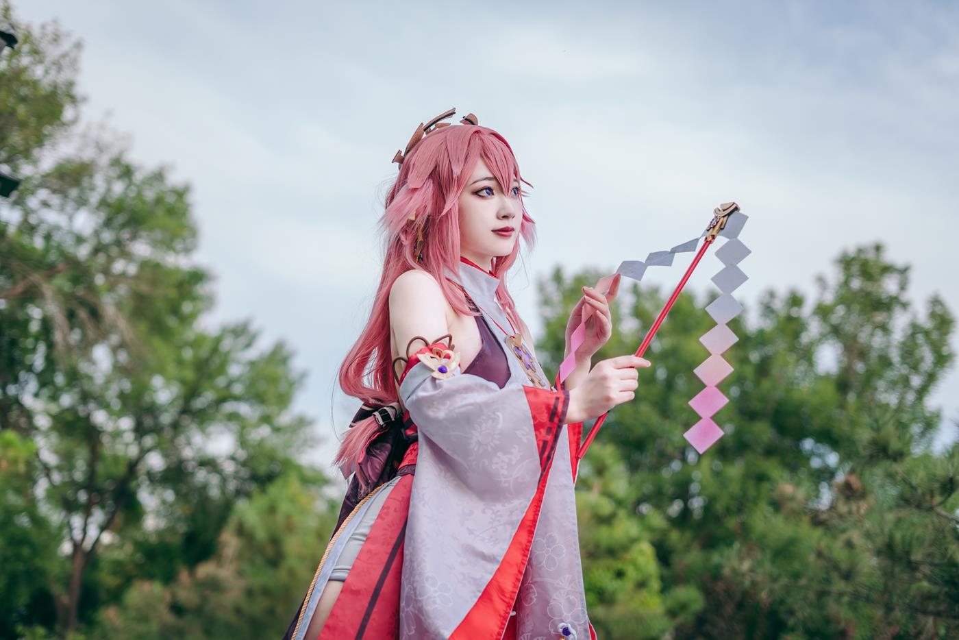 图片[11]-桃墨公子 八重神子[23P] – 速更版-美库