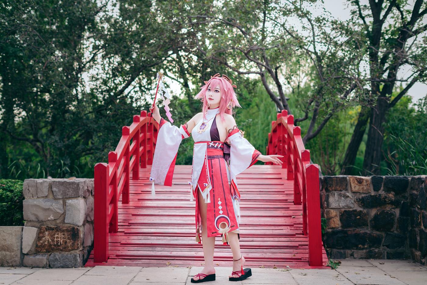 图片[15]-桃墨公子 八重神子[23P] – 速更版-美库