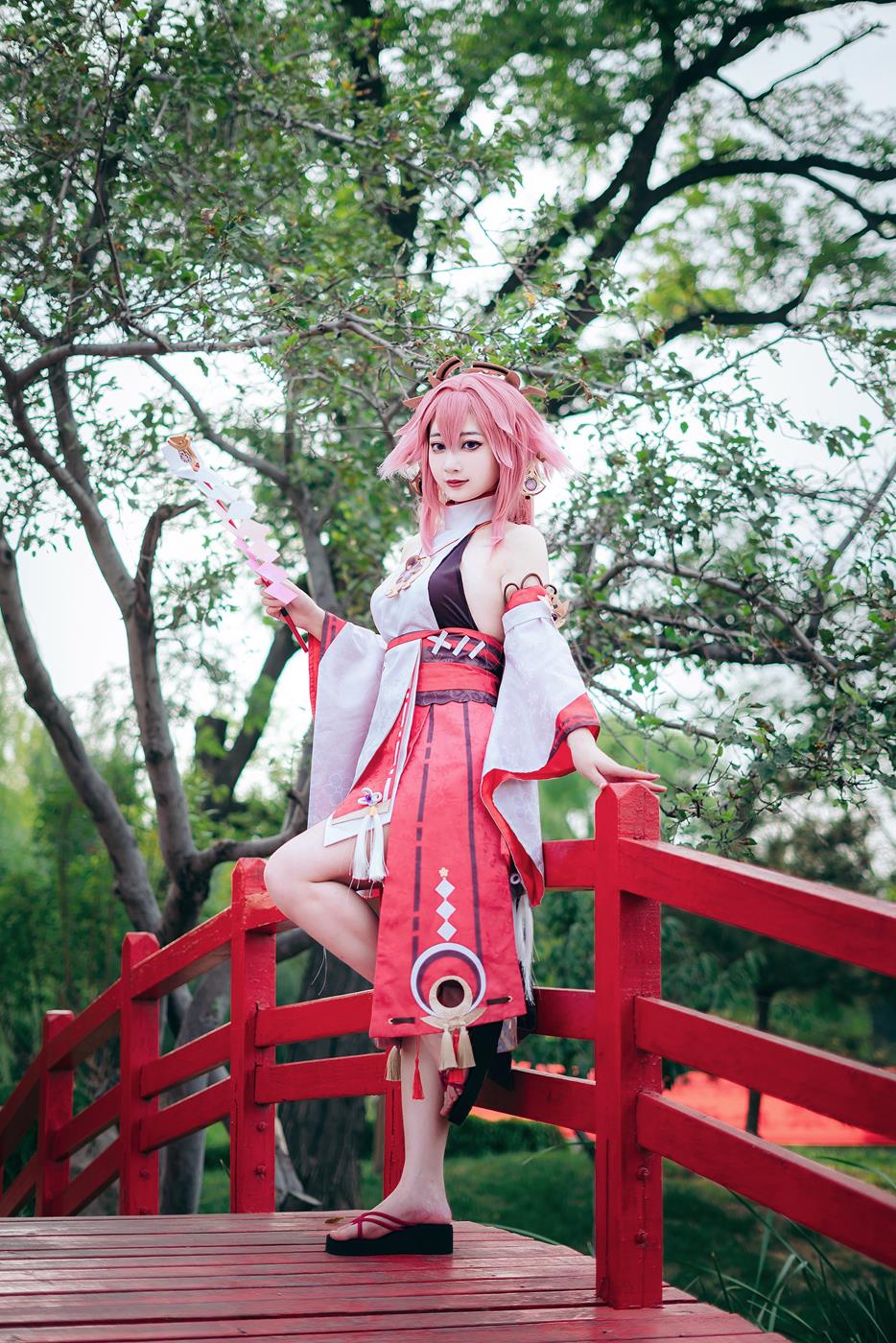 图片[20]-桃墨公子 八重神子[23P] – 速更版-美库