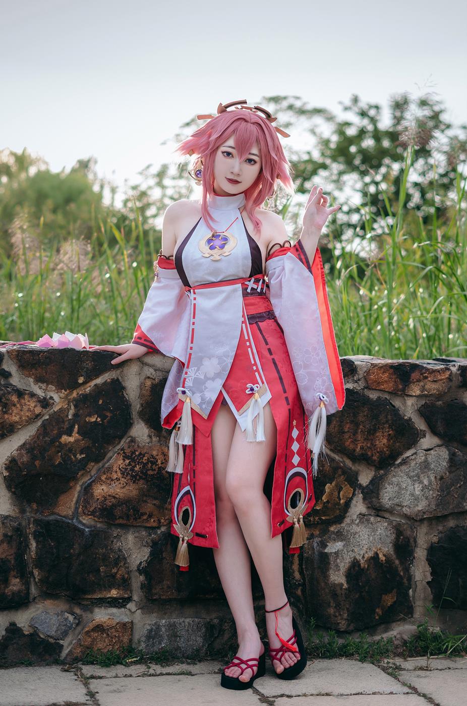 图片[22]-桃墨公子 八重神子[23P] – 速更版-美库