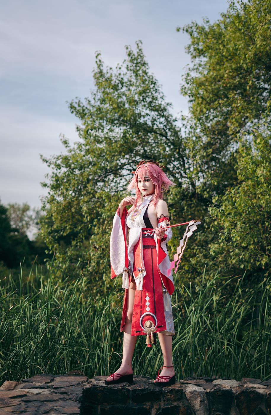 图片[24]-桃墨公子 八重神子[23P] – 速更版-美库