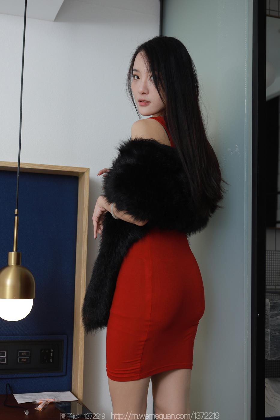 图片[21]-[IESS异思趣向] 2023.01.24 丝享家1339：婉萍《红裙情人》[90P] – 速更版-美库