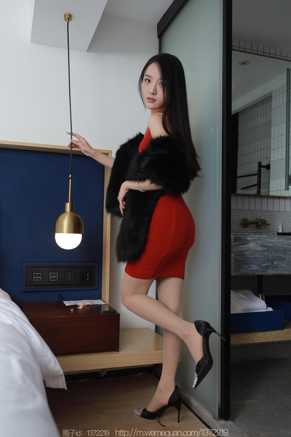 图片[32]-[IESS异思趣向] 2023.01.24 丝享家1339：婉萍《红裙情人》[90P] – 速更版-美库