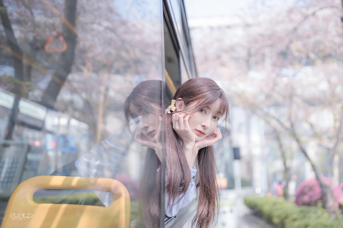 图片[21]-网紅Coser@王羽杉 JK樱花 [20P] – 速更版-美库