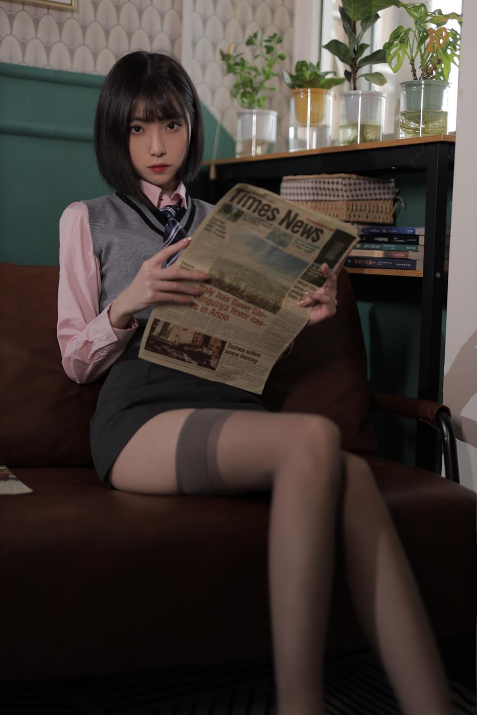 图片[28]-许岚(叁月life) – 韩系制服[36P] – 速更版-美库