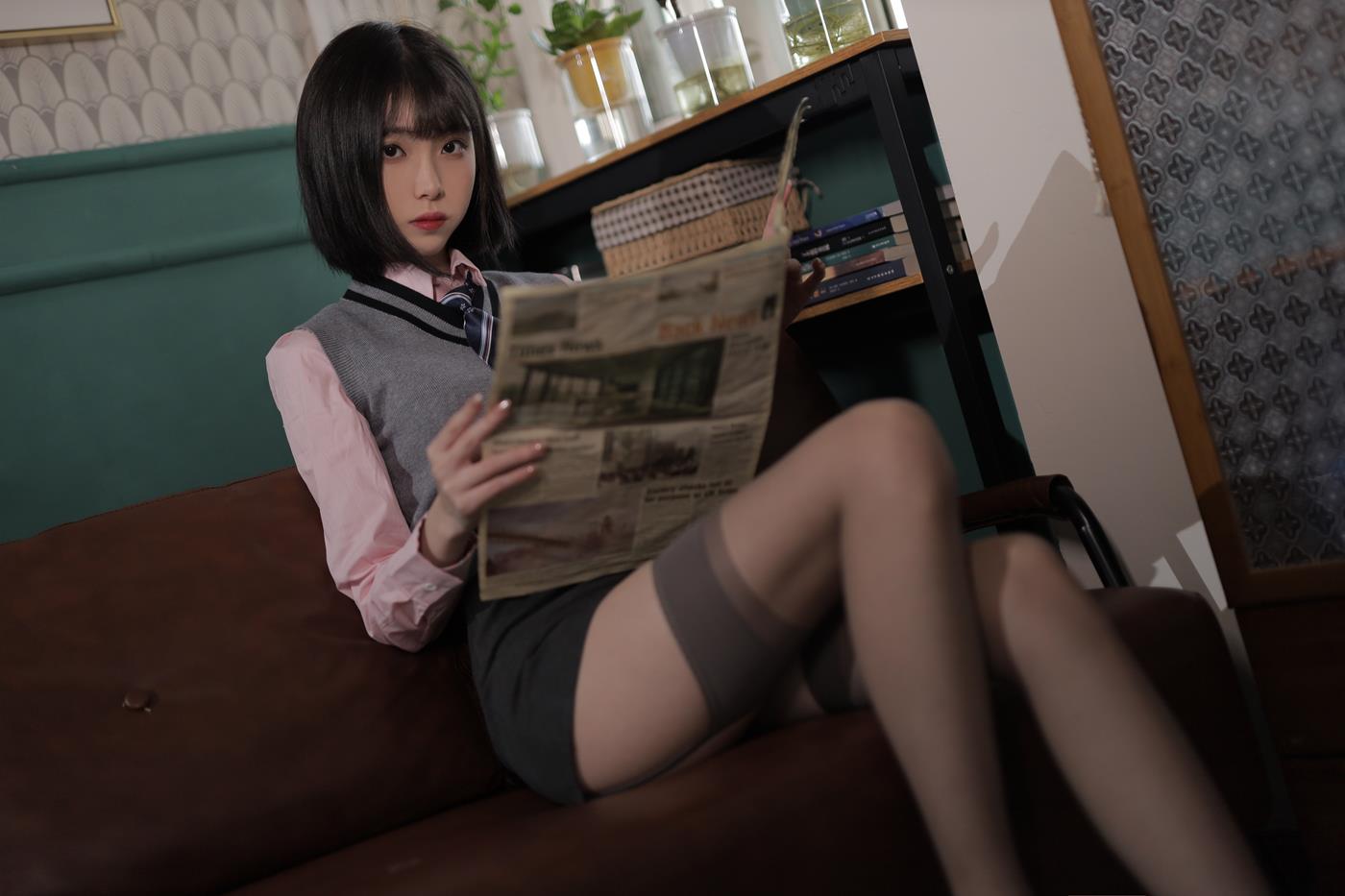 图片[34]-许岚(叁月life) – 韩系制服[36P] – 速更版-美库
