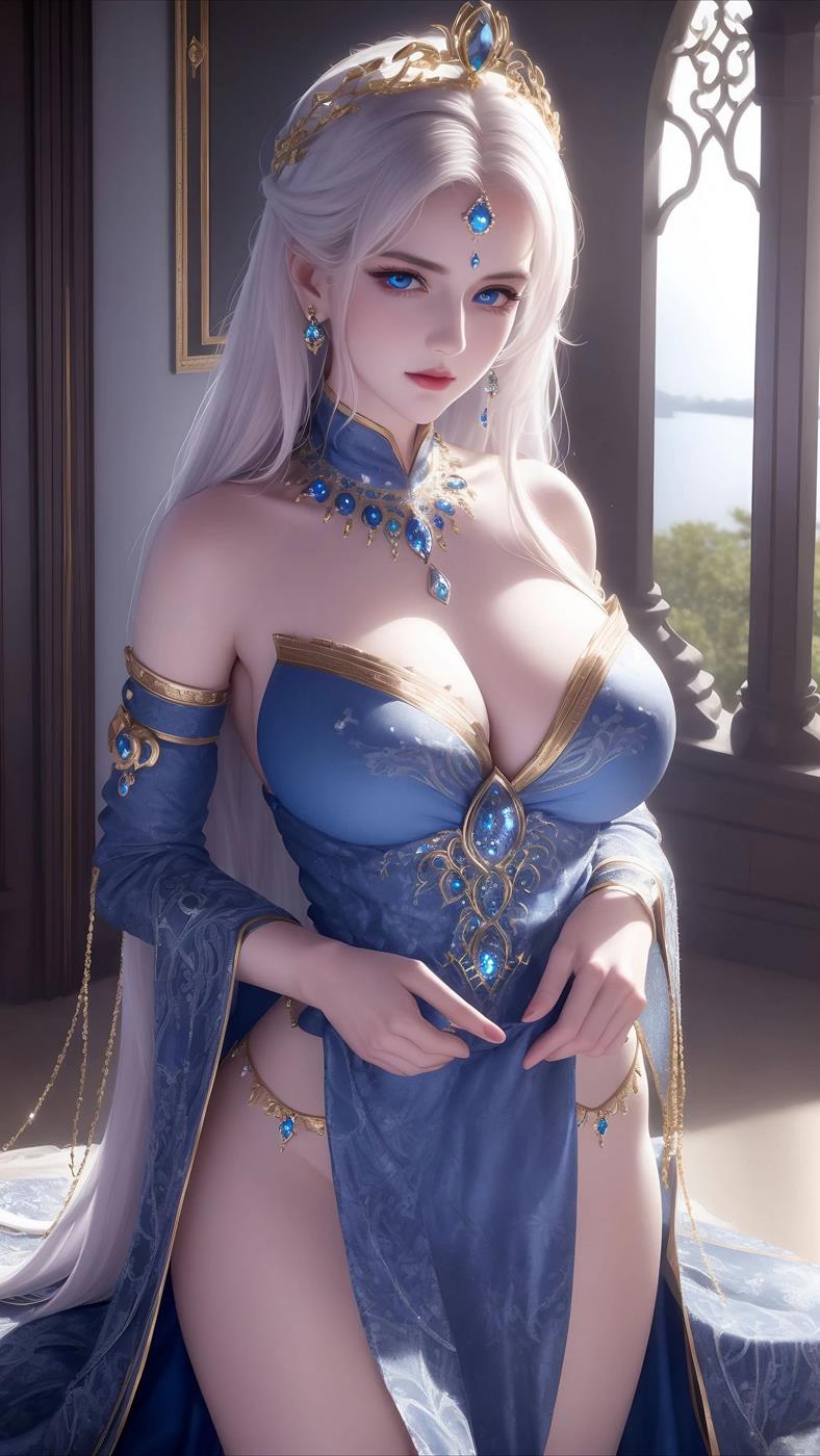 图片[34]-[AI绘画] 044 The Heartwarming Tale of a Beautiful Innocent Princess – AI LookBook – AI Club2Girls[44P] – 速更版-美库