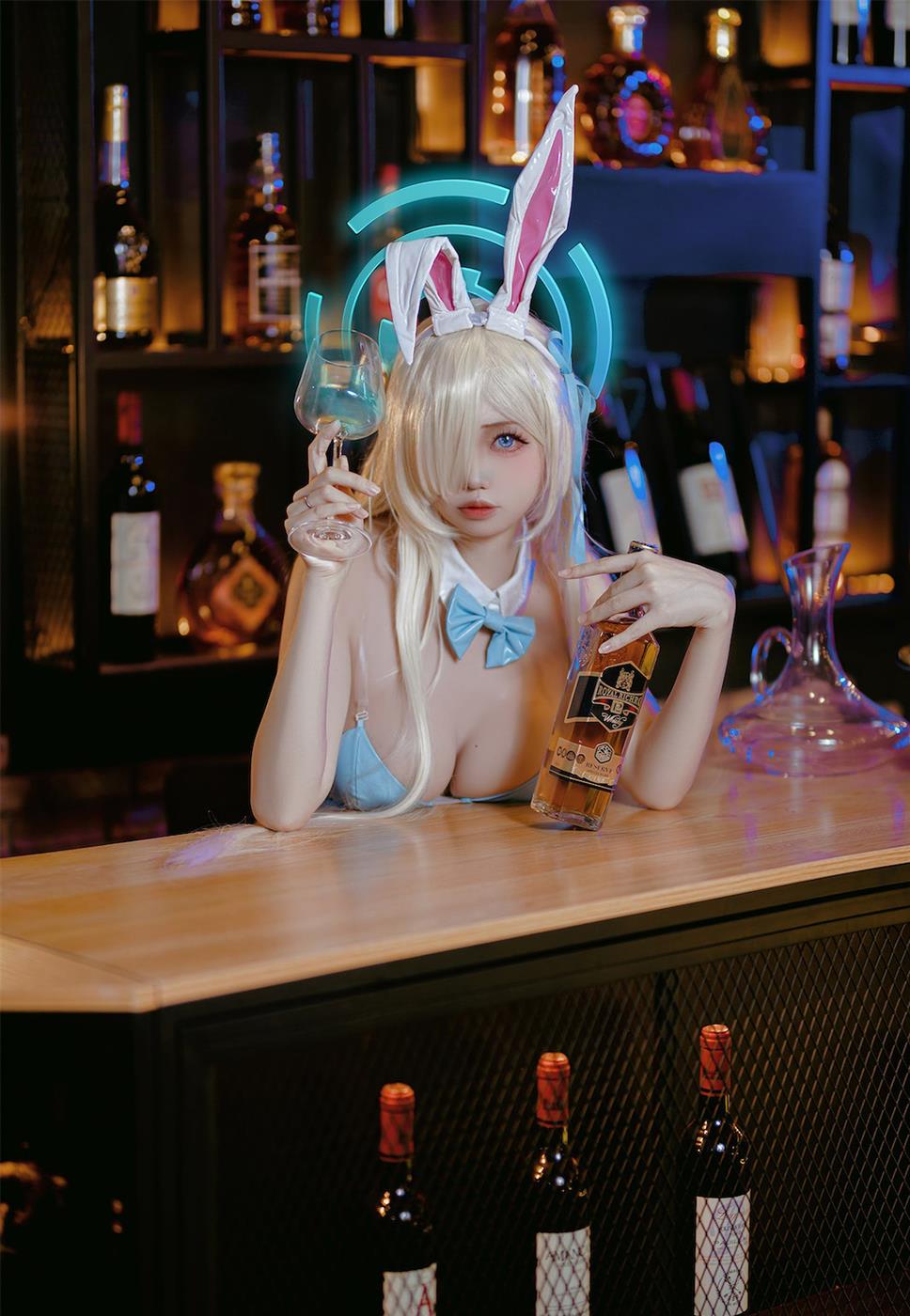 图片[11]-洛桑w伊梓 – 明日奈兔女郎[62P] – 速更版-美库