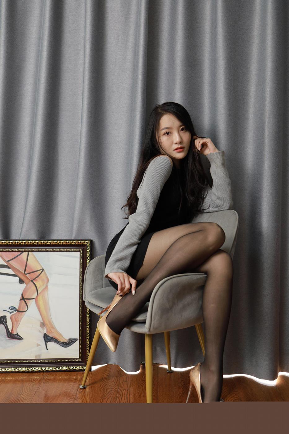 图片[20]-[IESS异思趣向] 2023.01.28 丝享家1343：婉萍《长腿画中人》[66P] – 速更版-美库