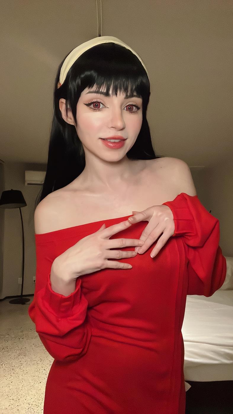 图片[19]-Peach milky – Yor Forger Red Sweater[27P] – 速更版-美库