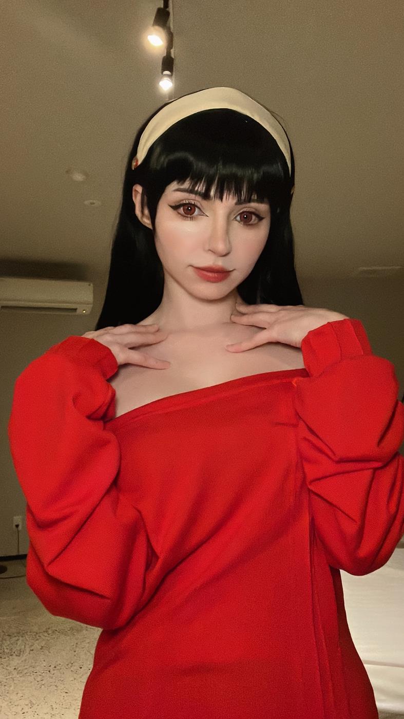 图片[23]-Peach milky – Yor Forger Red Sweater[27P] – 速更版-美库