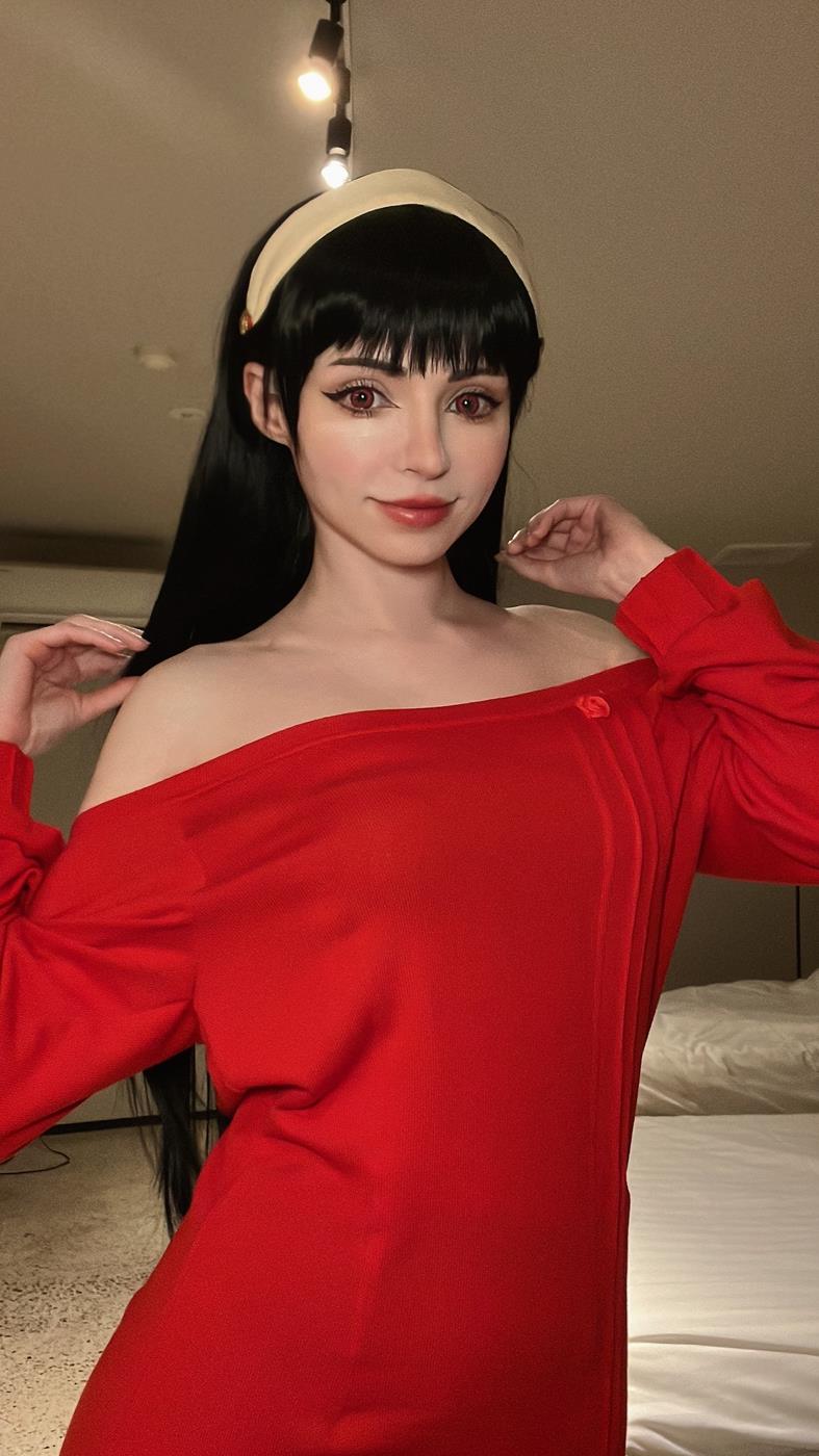 图片[24]-Peach milky – Yor Forger Red Sweater[27P] – 速更版-美库