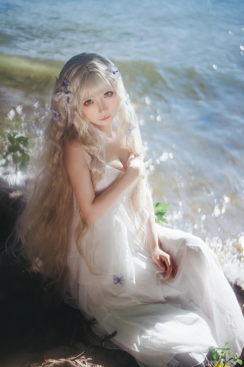 图片[10]-是三不是世w  – 湖边白裙[15P] – 速更版-美库