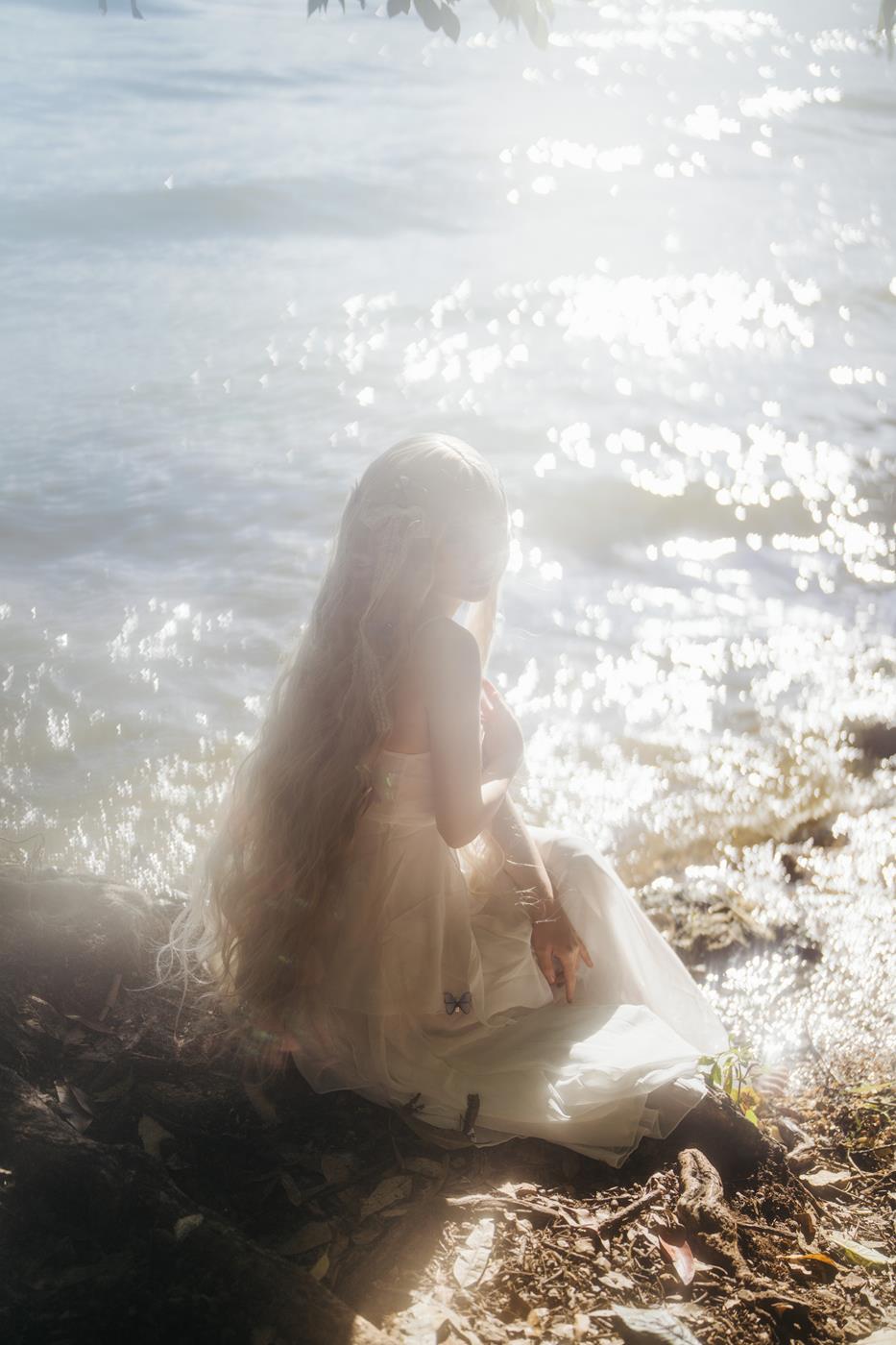 图片[11]-是三不是世w  – 湖边白裙[15P] – 速更版-美库