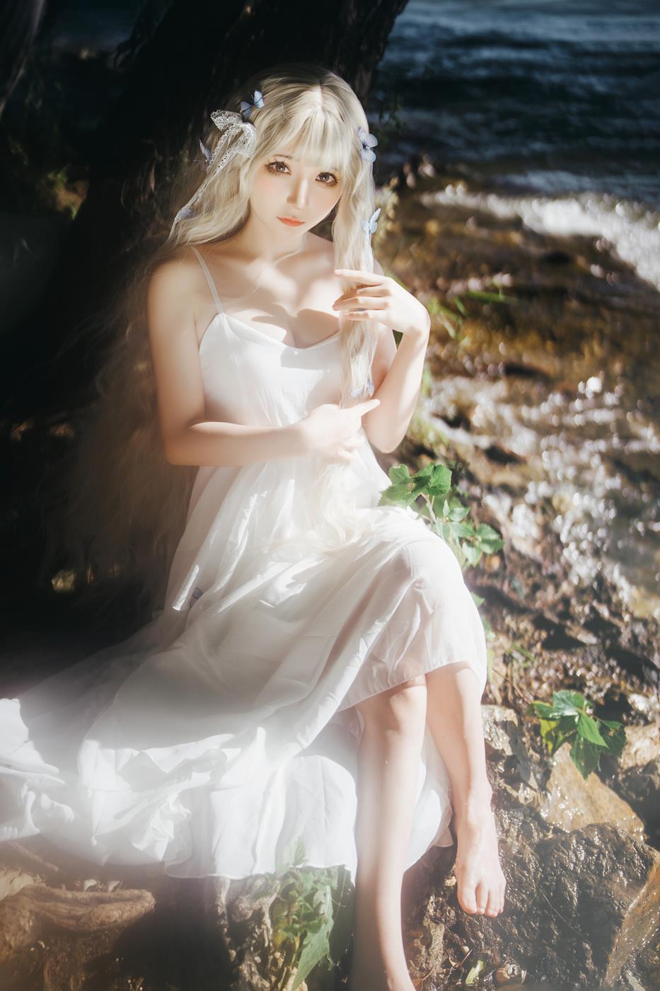 图片[12]-是三不是世w  – 湖边白裙[15P] – 速更版-美库