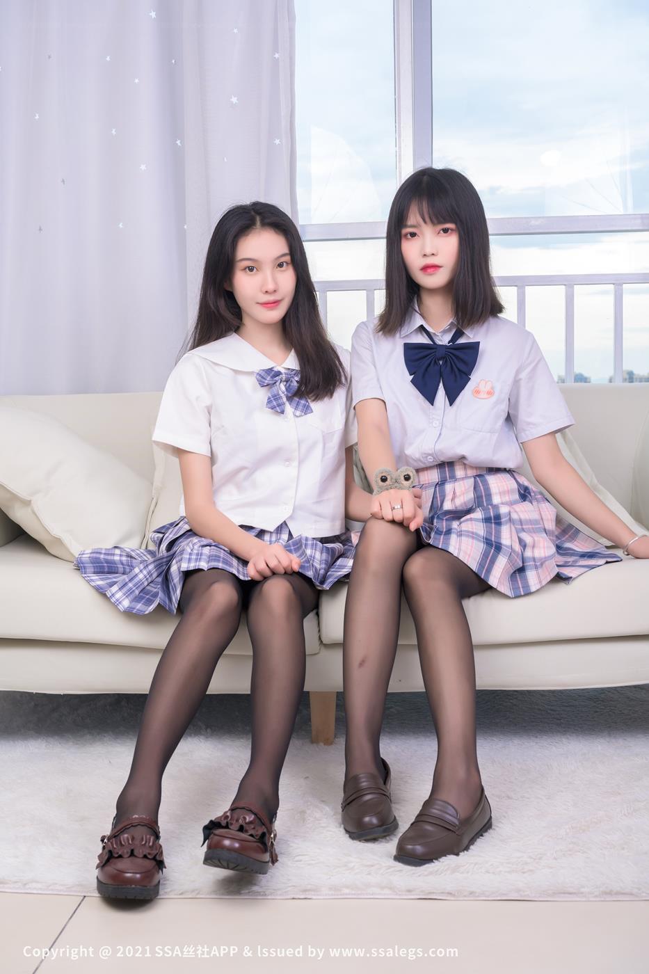 图片[73]-[SSA丝社]超清写真 NO.636 模特素素&丹丹的黑丝（上）[73P] – 速更版-美库