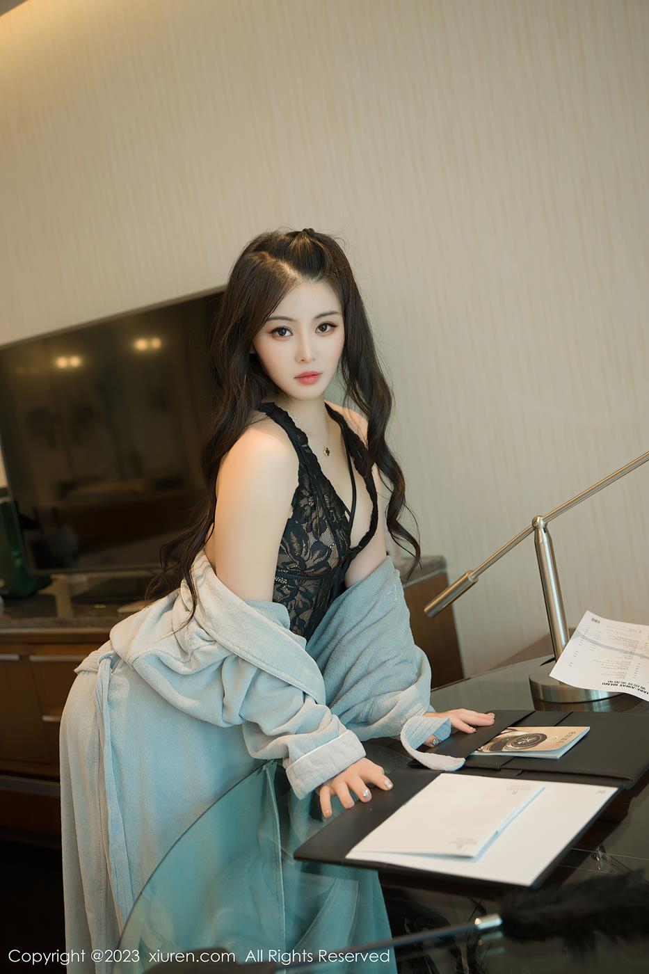 图片[22]-[Xiuren秀人网]2023.07.20 NO.7107 柒喜小baby 黑丝内衣[20+1P] – 速更版-美库