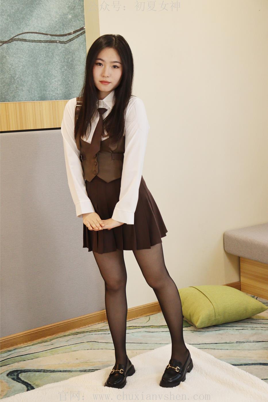 图片[80]-初夏女神  水吉 咖啡JK四件套搭配小黑皮鞋[85P] – 速更版-美库