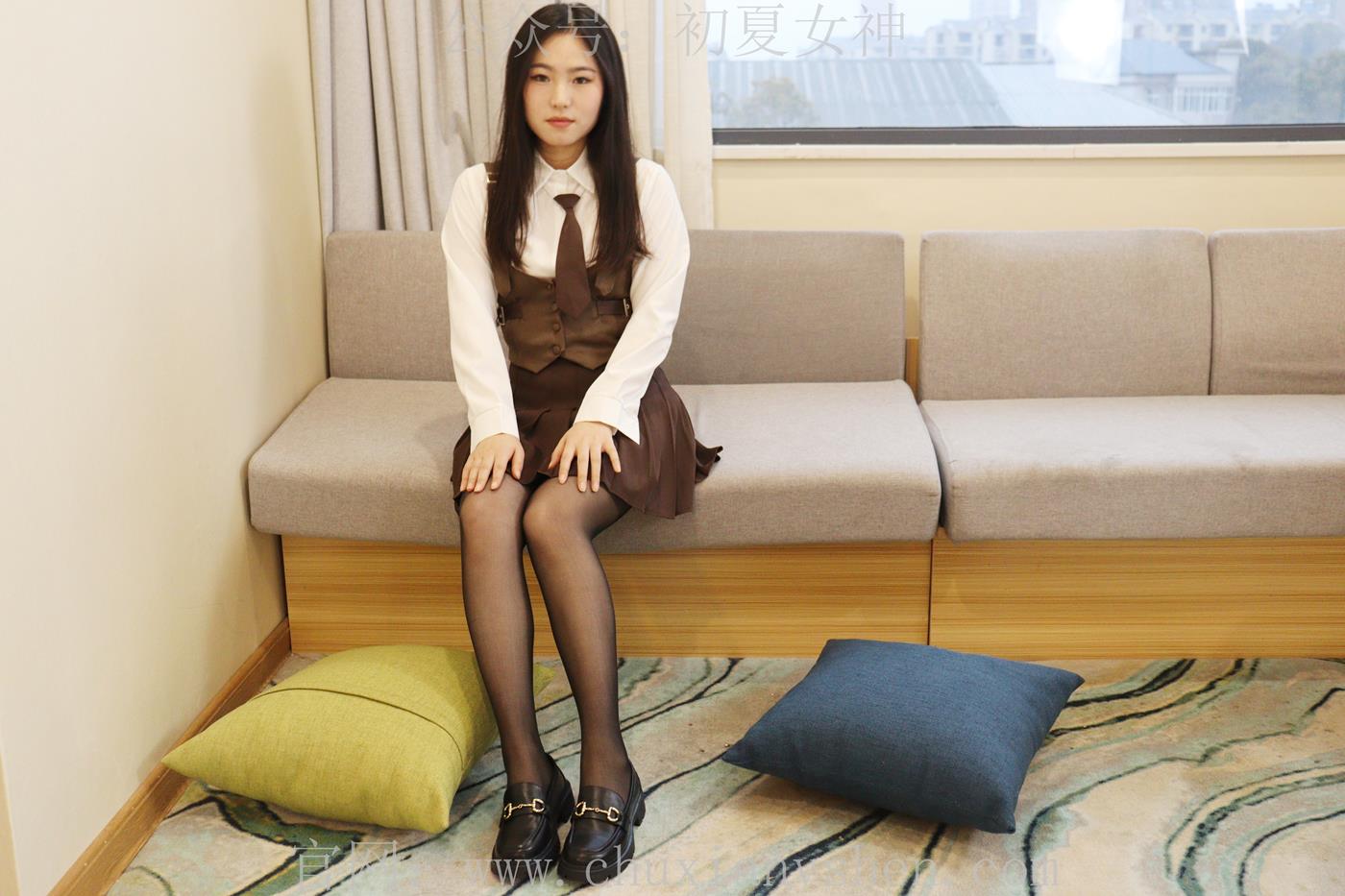 图片[86]-初夏女神  水吉 咖啡JK四件套搭配小黑皮鞋[85P] – 速更版-美库