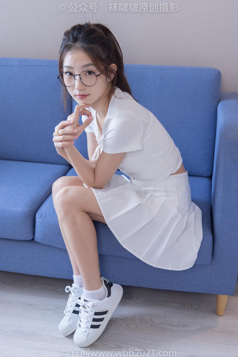 图片[34]-[BoBoSocks袜啵啵]NO.258 小沫-贝壳头板鞋、白棉袜[149P] – 速更版-美库