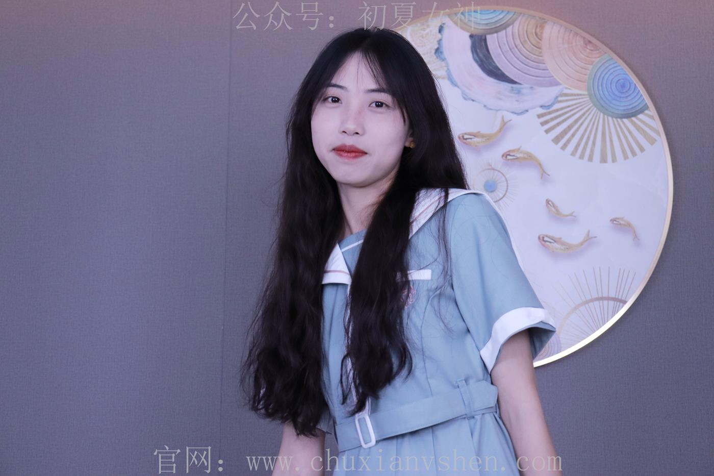 图片[53]-初夏女神 雪糕 浅蓝色JK裙搭配小白鞋[135P] – 速更版-美库