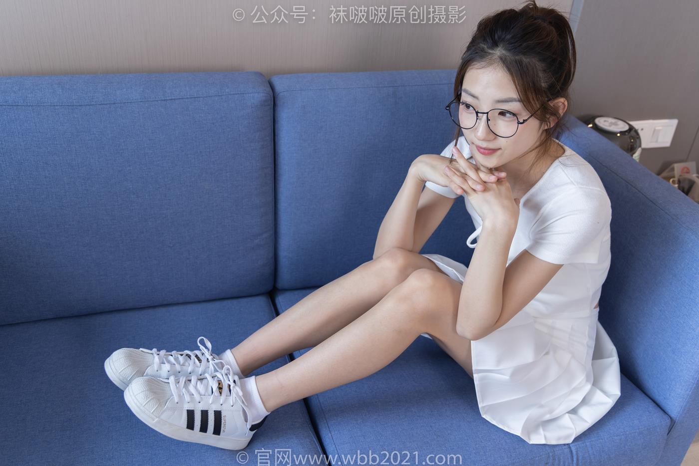 图片[56]-[BoBoSocks袜啵啵]NO.258 小沫-贝壳头板鞋、白棉袜[149P] – 速更版-美库